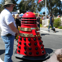 A red Dalek