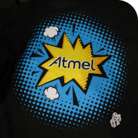 Atmel Logo on a shirt