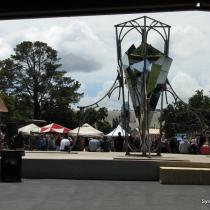 San Mateo Fairgrounds and sculpture